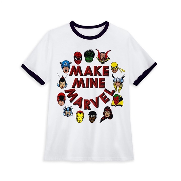 SOLD-Disney Marvel Comics Ringer Tee For Adults-SOLD - Picture 1 of 1